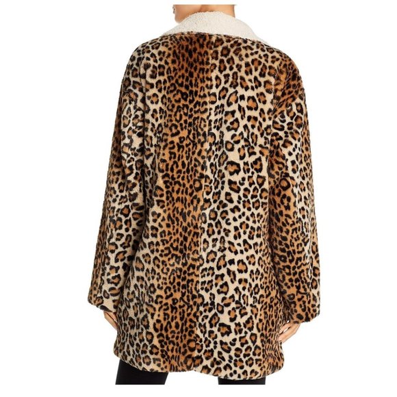 Sanctuary Sierra Faux Fur Leopard Print Coat - Picture 3 of 3